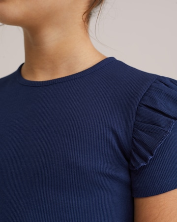 WE Fashion Тениска 'Meisjes' в синьо