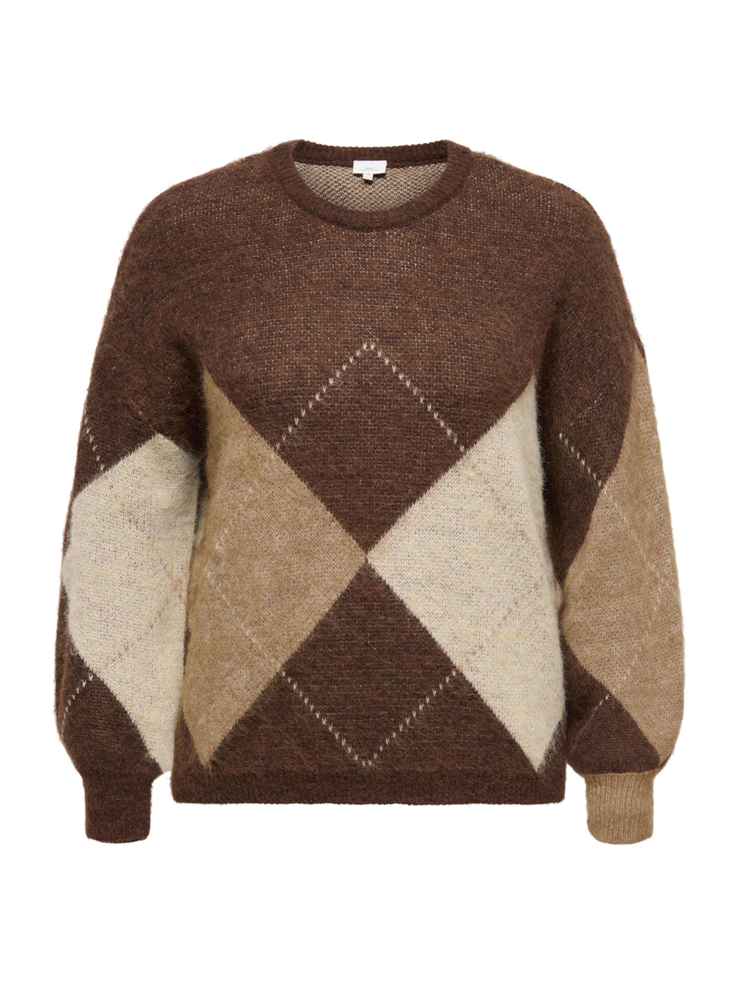 Pull-over 'CARNOEME' ONLY Carmakoma en marron : devant