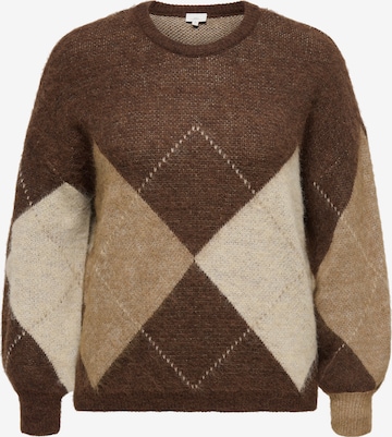 Pull-over 'CARNOEME' ONLY Carmakoma en marron : devant