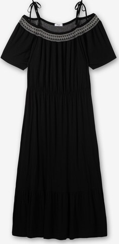 SHEEGO Beach dress in Black: front