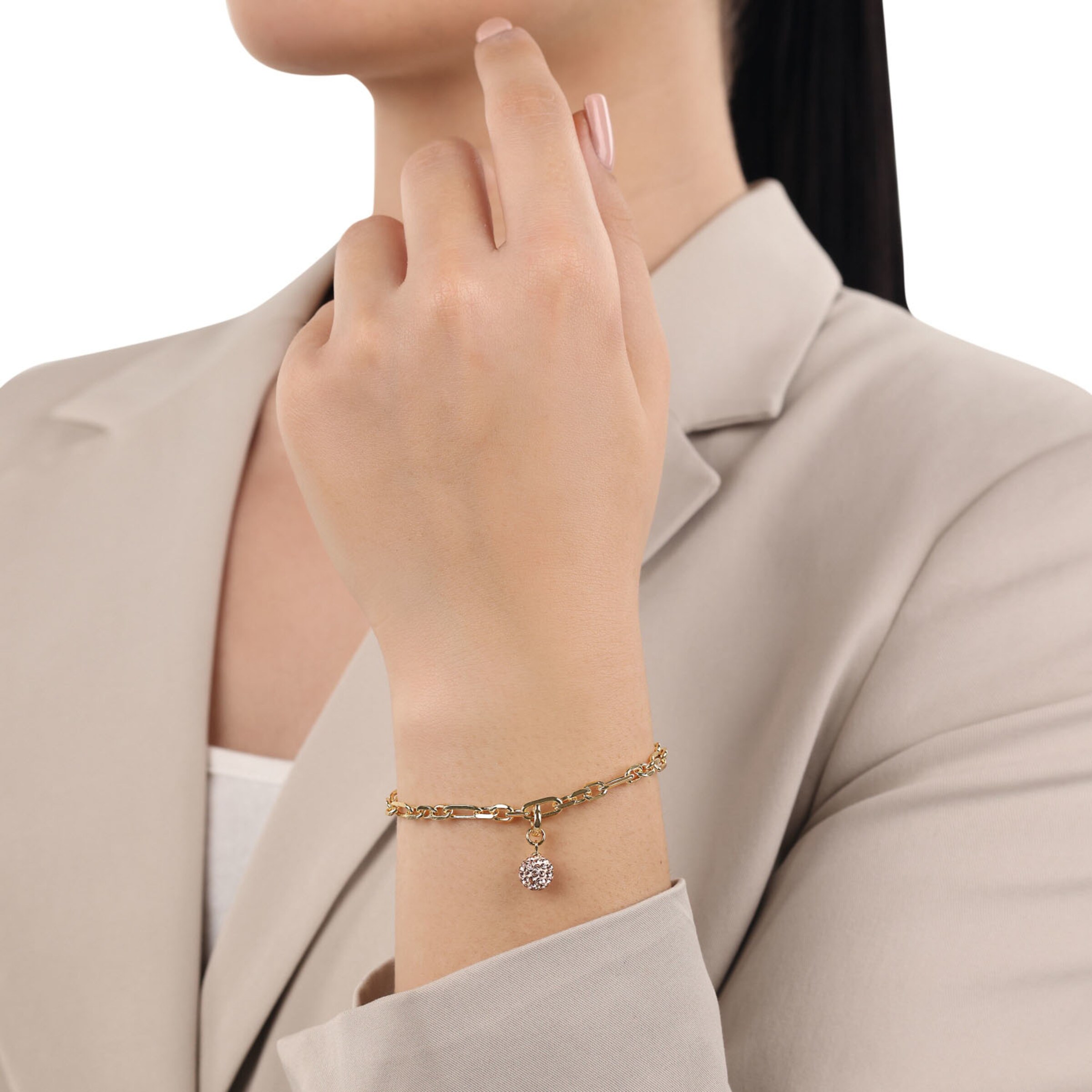 AMOR Pendant in Bronze: front