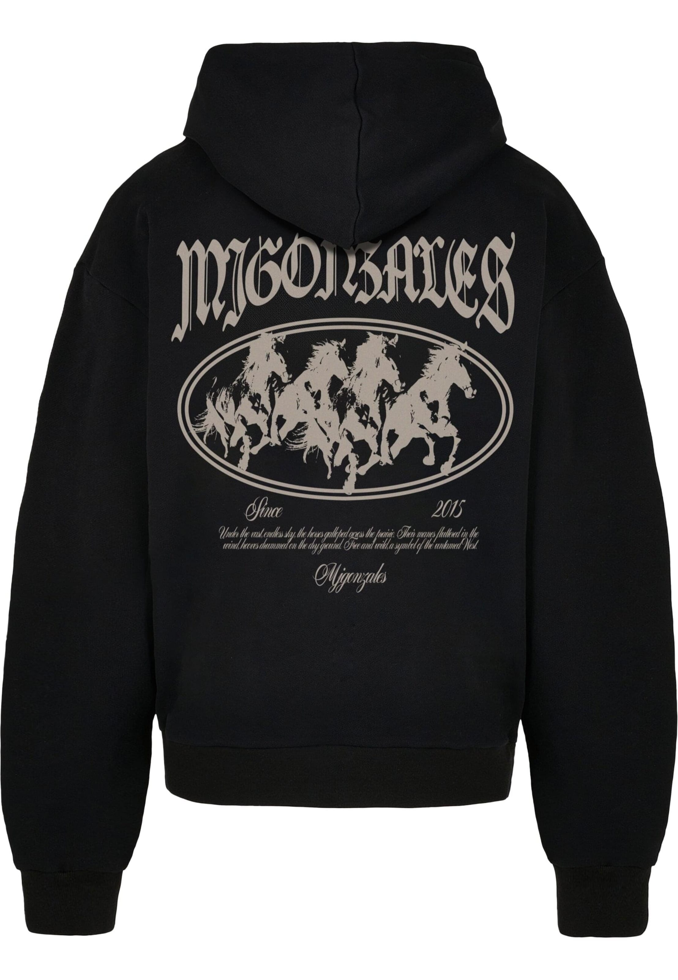 Felpa 'Running Wild ' di MJ Gonzales in nero