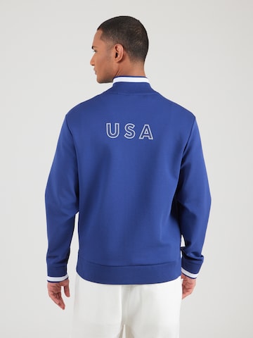 Veste de survêtement 'Lux Skaz' BOSS en bleu : devant