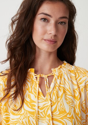 Chemisier comma casual identity en jaune