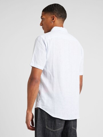 QS Slim fit Button Up Shirt in Blue