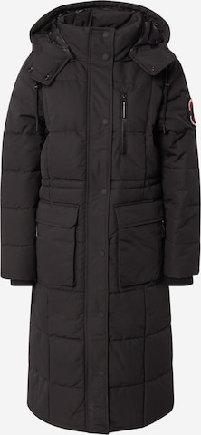 Superdry Winter Coat 'EVEREST' in Black: front