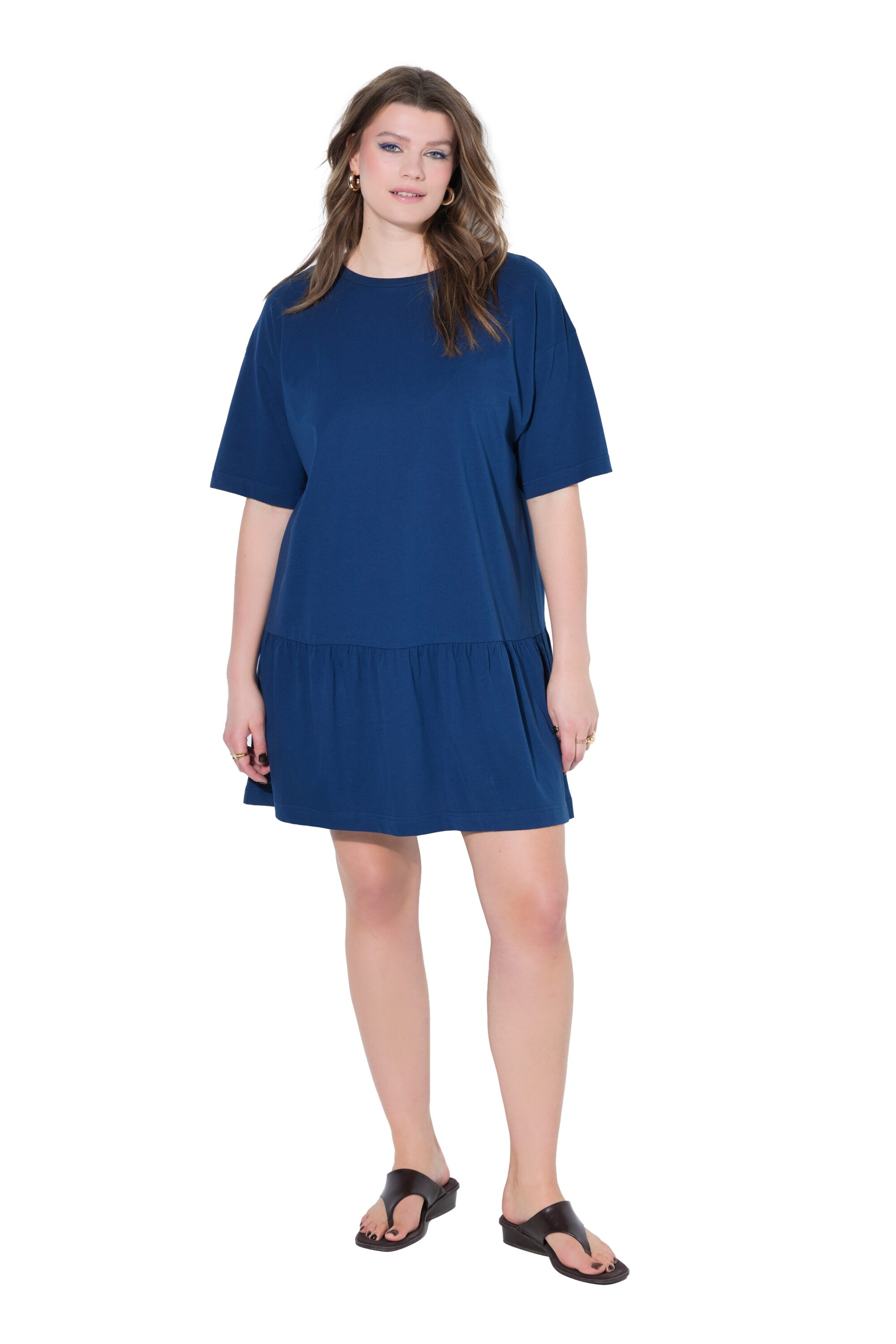 Studio Untold Jurk in Blauw: voorkant