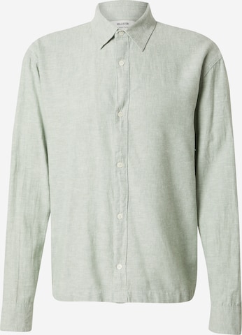 HOLLISTERRegular Fit Košulja - zelena boja: prednji dio