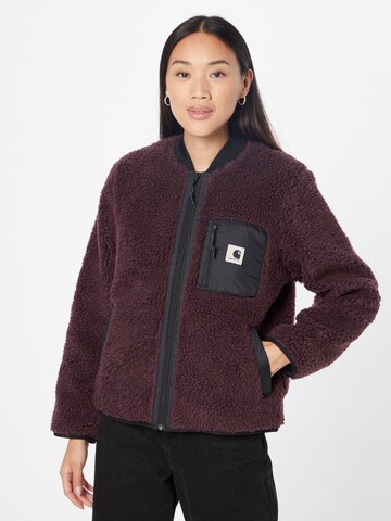 Carhartt WIP Between-season jacket 'Janet Liner' in Purple: front