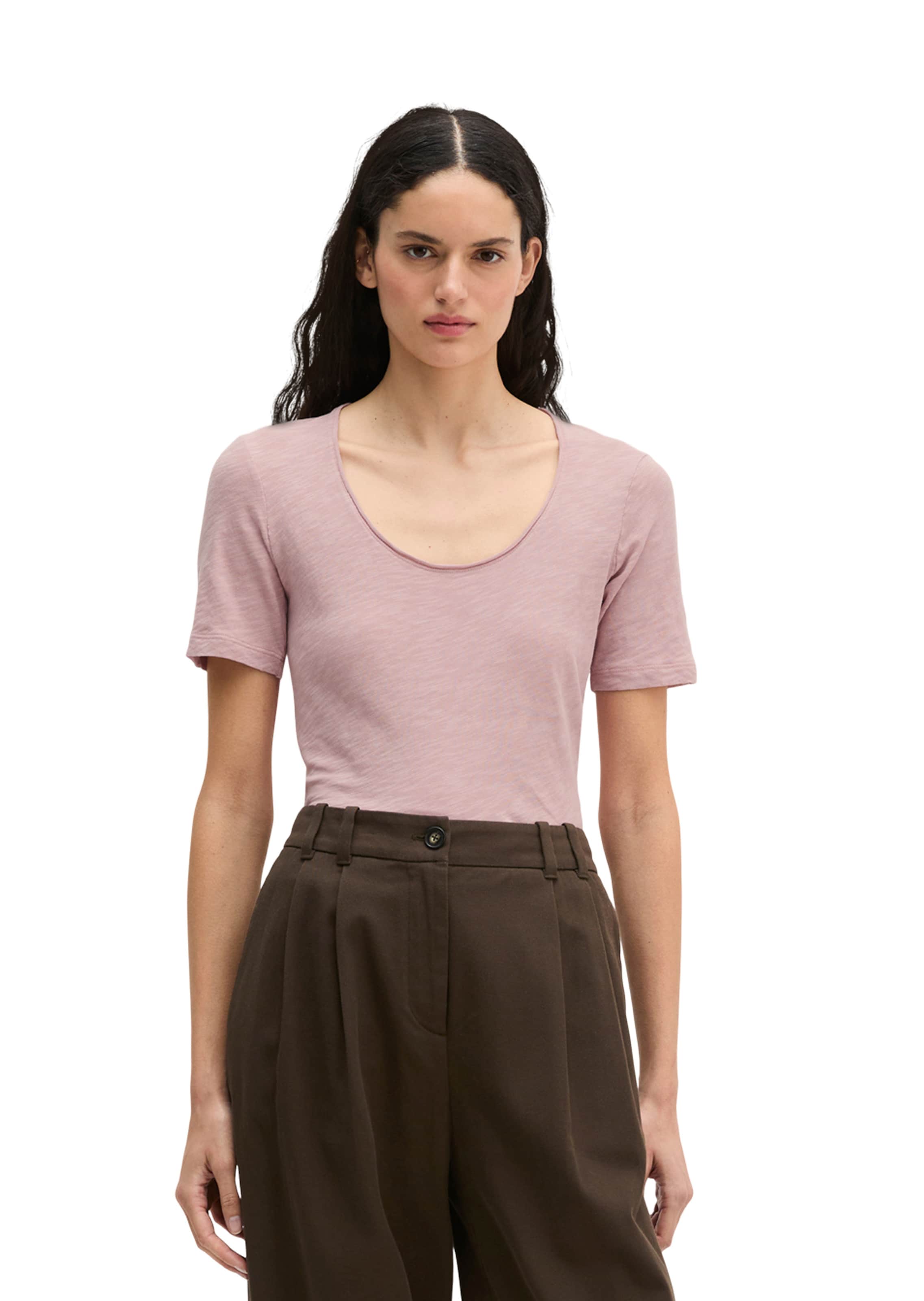 Marc O'Polo Shirt in Lila: voorkant