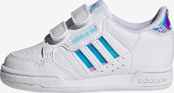 ADIDAS ORIGINALS - Sapatilhas 'Continental 80 Stripes' em branco: frente