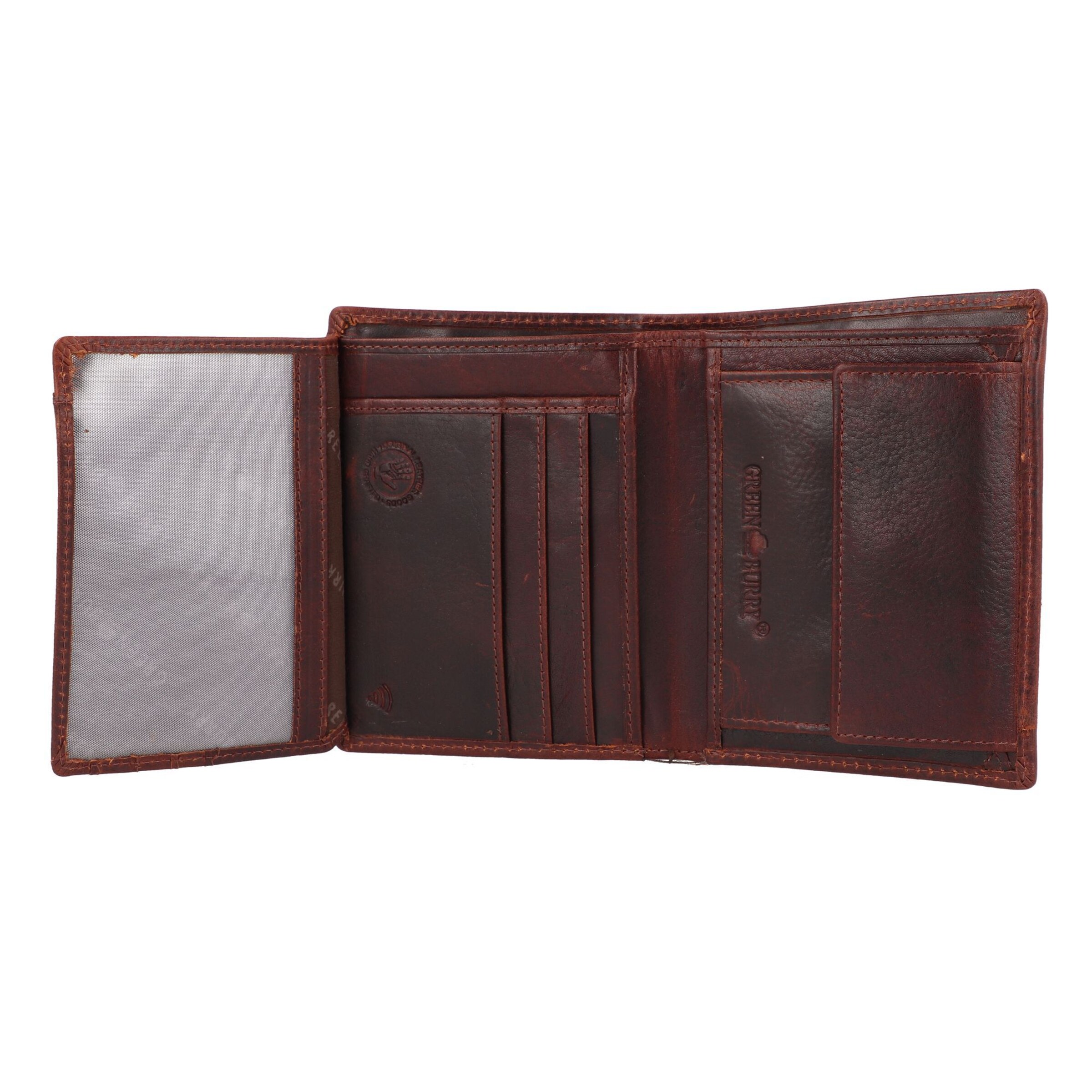 Porte-monnaies 'Rugged' GREENBURRY en marron