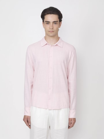 Regular fit Camicia di SHAMBLES in rosa: frontale