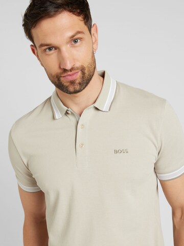 BOSS Poloshirt 'Paddy' in Beige