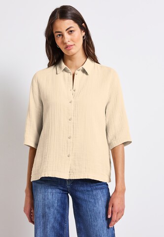 STREET ONE Bluse in Beige: Vorderseite