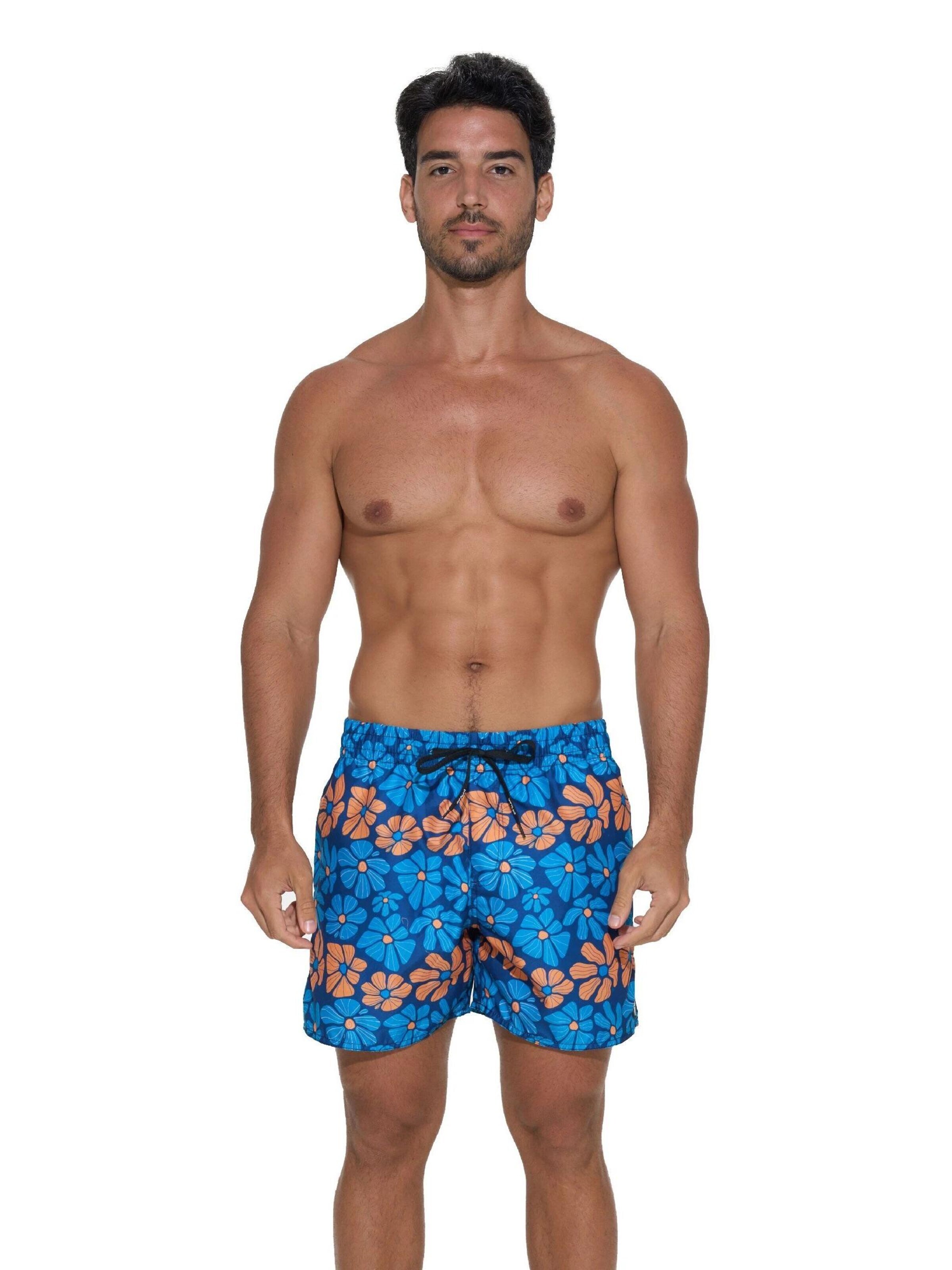 69Slam - Bermudas 'BAÑADOR SAMOA CINTURA ELÁSTICA FLOWER POWER' en Mezcla de colores