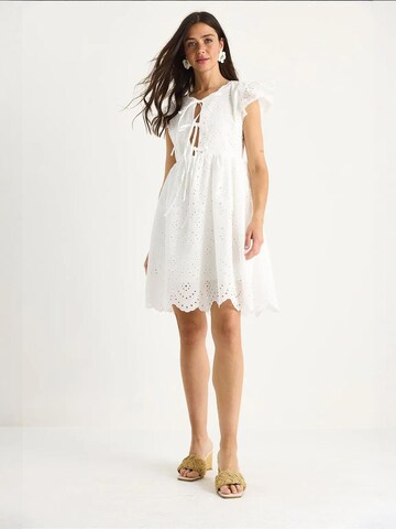 Bianco Lucci Summer Dress in White