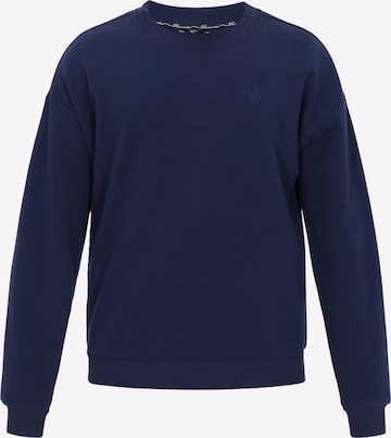 Sweat-shirt DreiMaster Vintage en bleu : devant