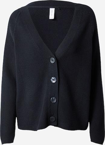 GERRY WEBER Knit Cardigan in Black: front