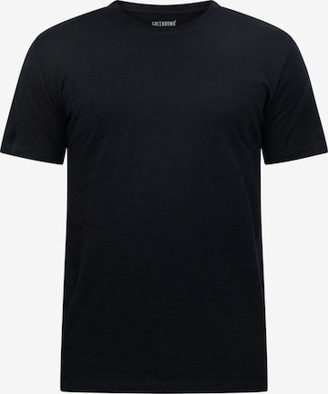 GREENBOMB Performance shirt ' Basic Loom ' in Black: front