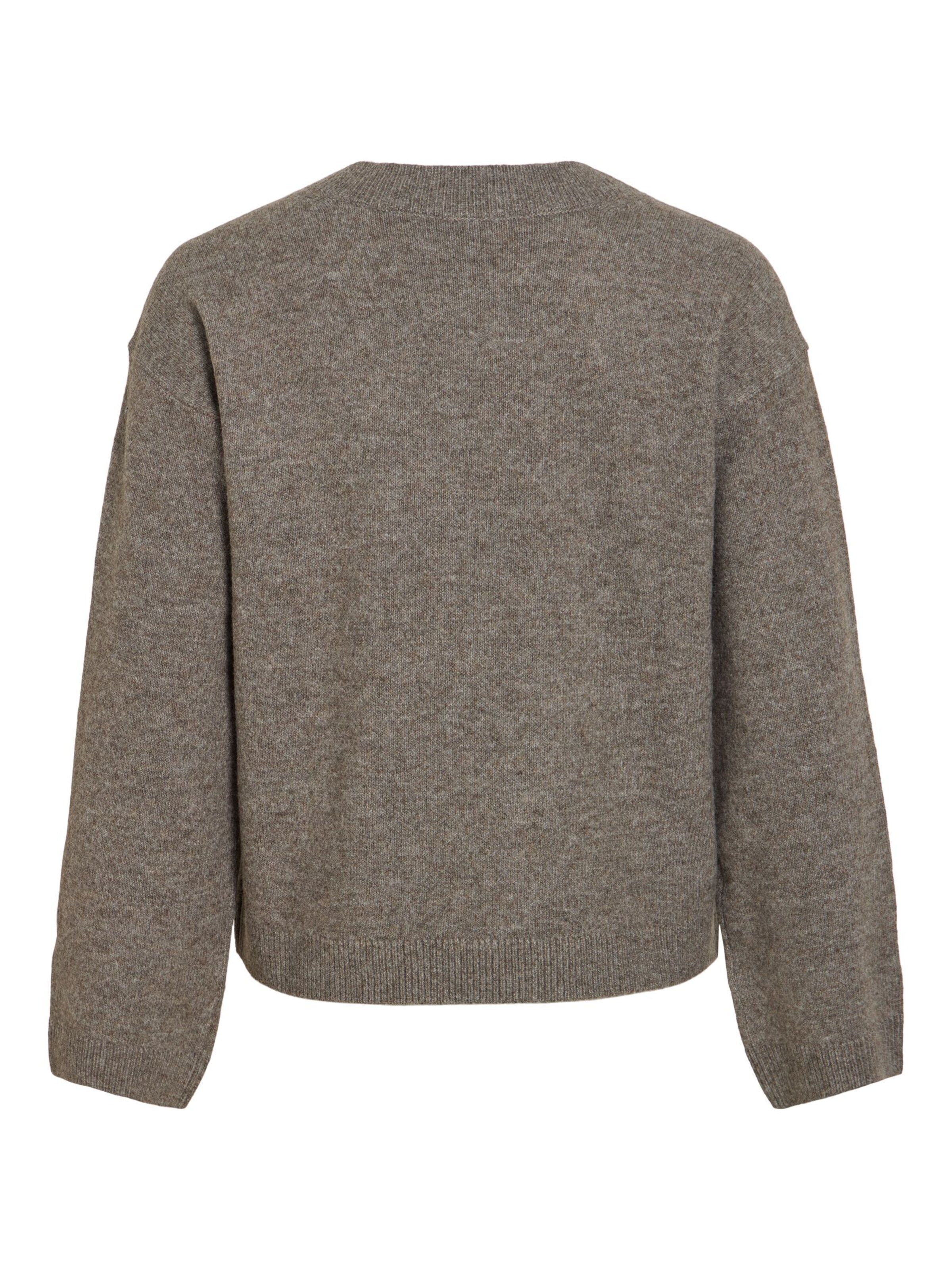 VILA Sweater 'VILiga' in Grey