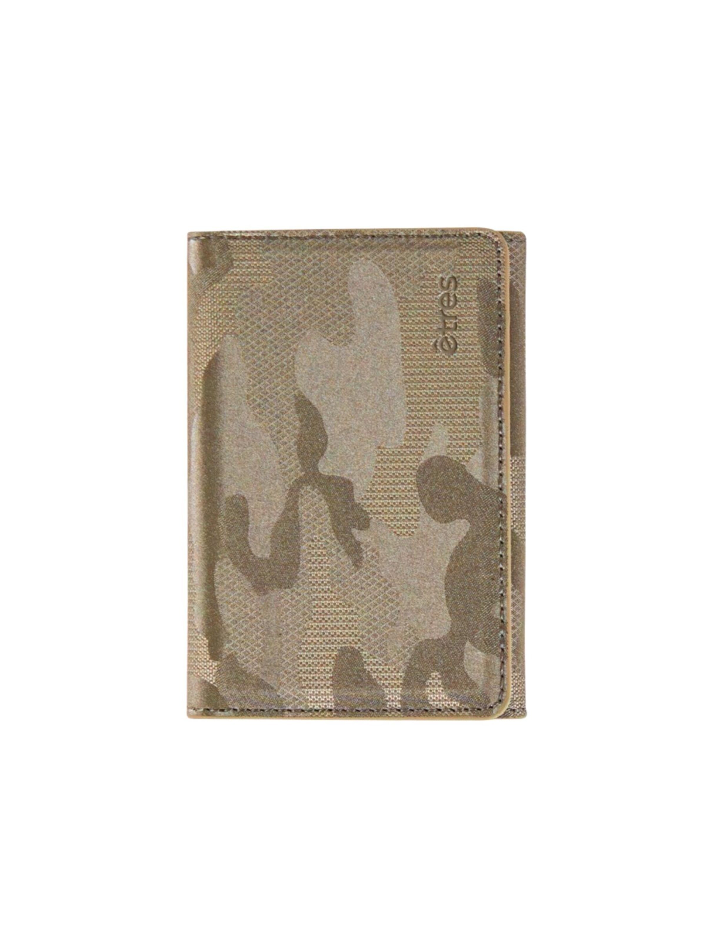 Techmade Wallet 'Etres Smart Wallet - Flach • Camo' in Beige