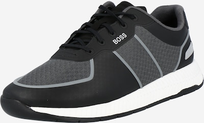 BOSS Casual Zapatillas deportivas bajas 'Titanium' en gris / negro, Vista del producto