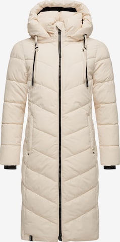 Manteau d’hiver 'Sahnekatzii XIV' MARIKOO en beige : devant