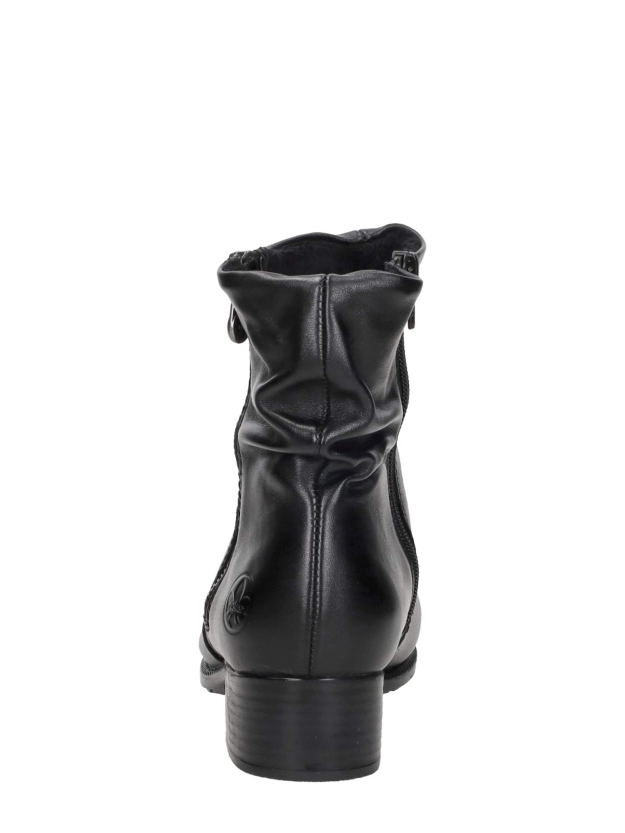 Boots 'Enkellaarsjes Hak' Rieker en noir