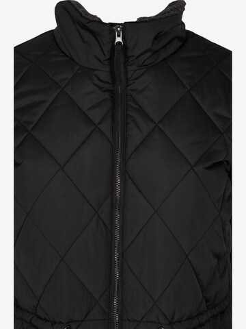 Zizzi Winterjacke 'Mkenya' in Schwarz