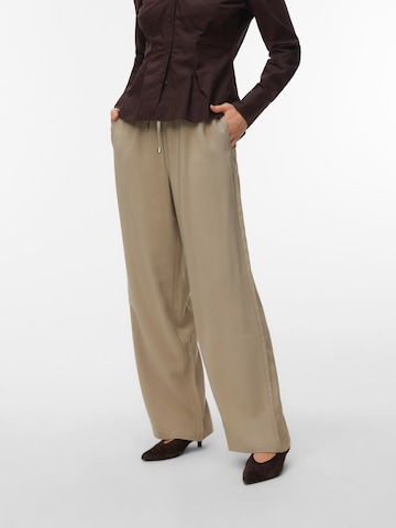 VERO MODA Wide Leg Hose 'VMKATIE' in Grau: Vorderseite