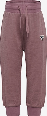 Effilé Pantalon 'Mini' Hummel en violet : devant