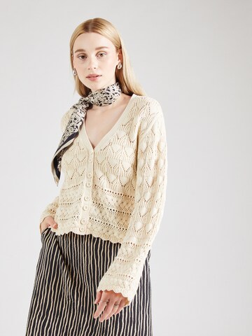 VERO MODA Kardigán 'VMLUA' - bézs: elől