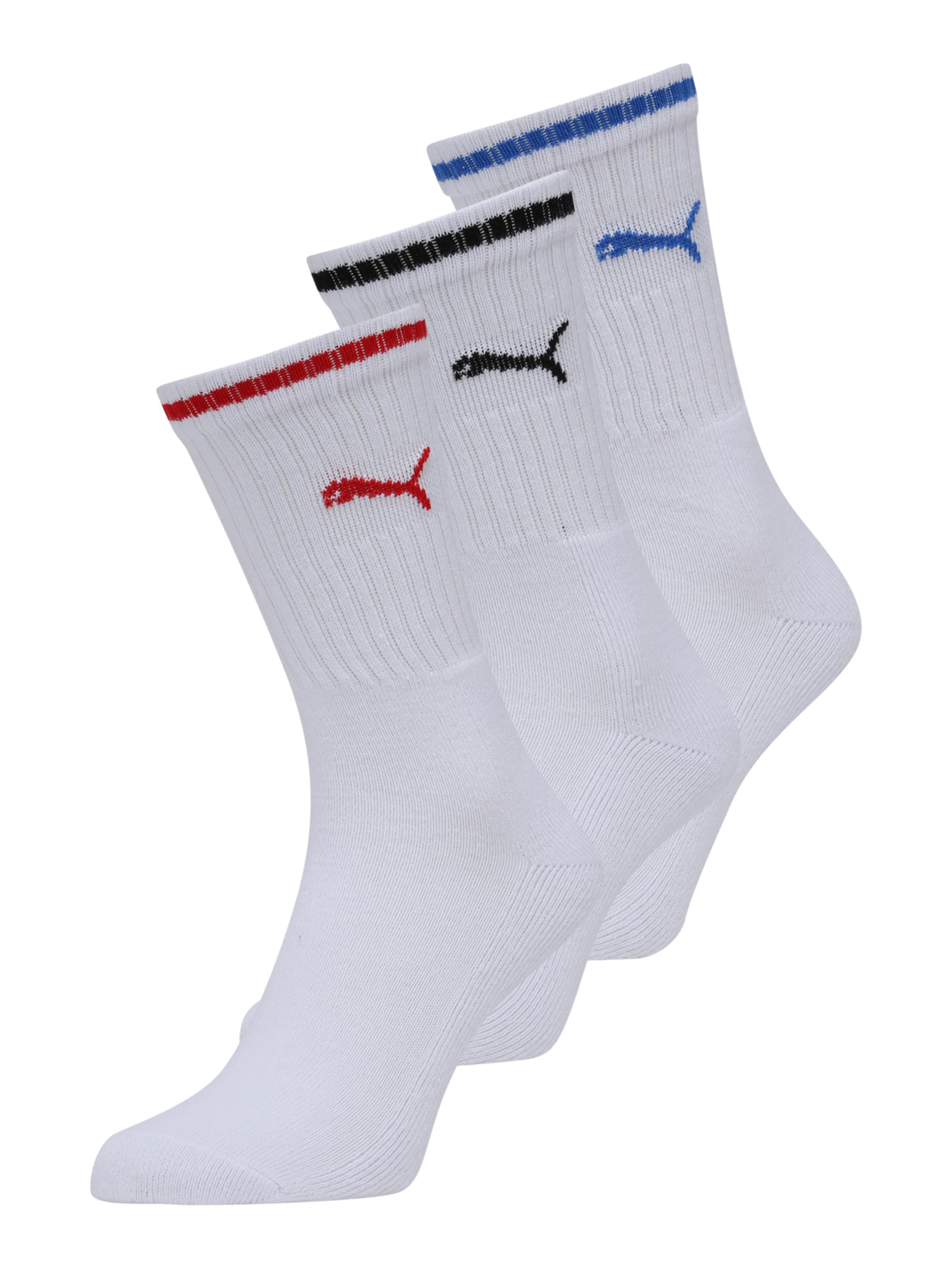 Chaussettes de sport PUMA en blanc : devant