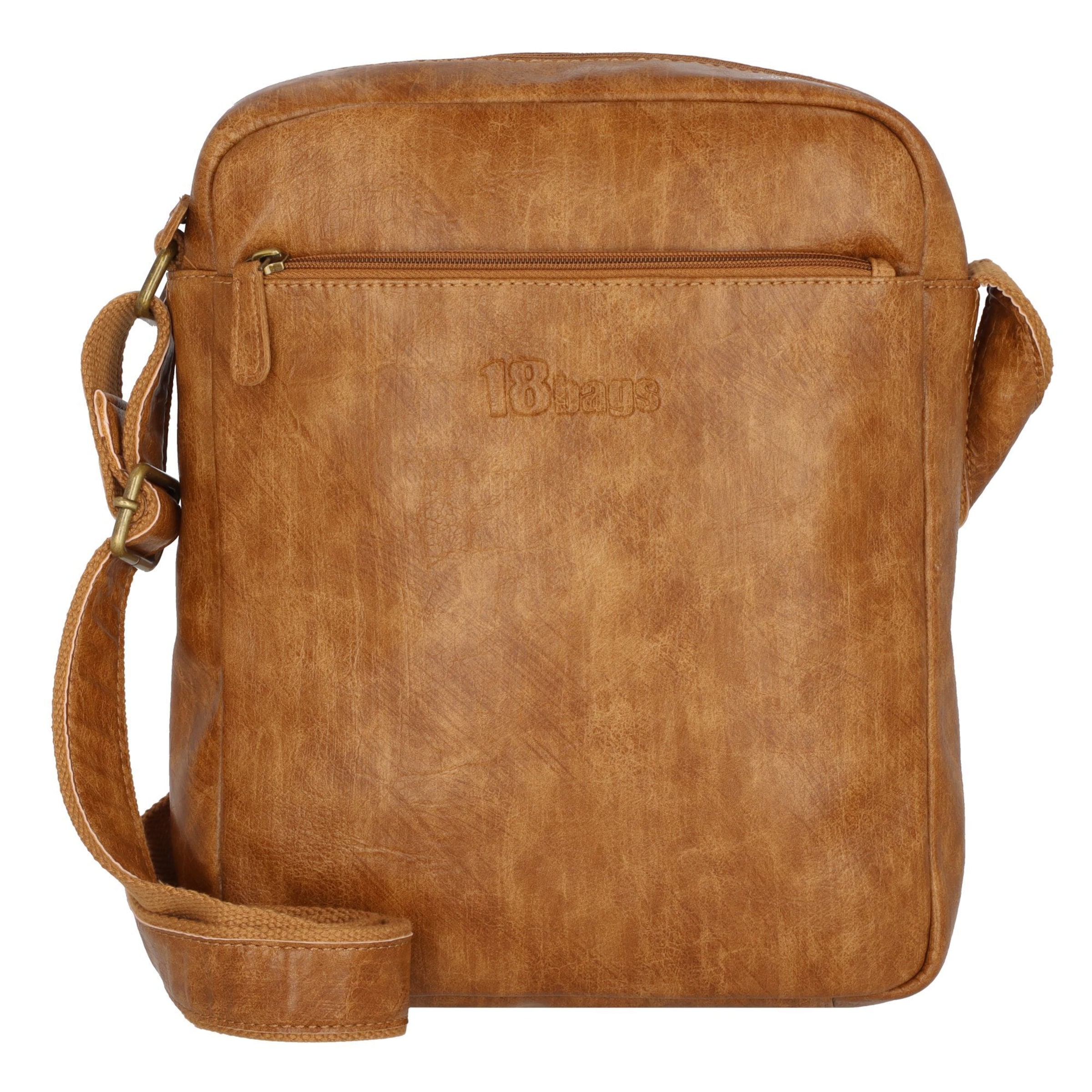 Greenland Nature Schoudertas in Bruin: voorkant