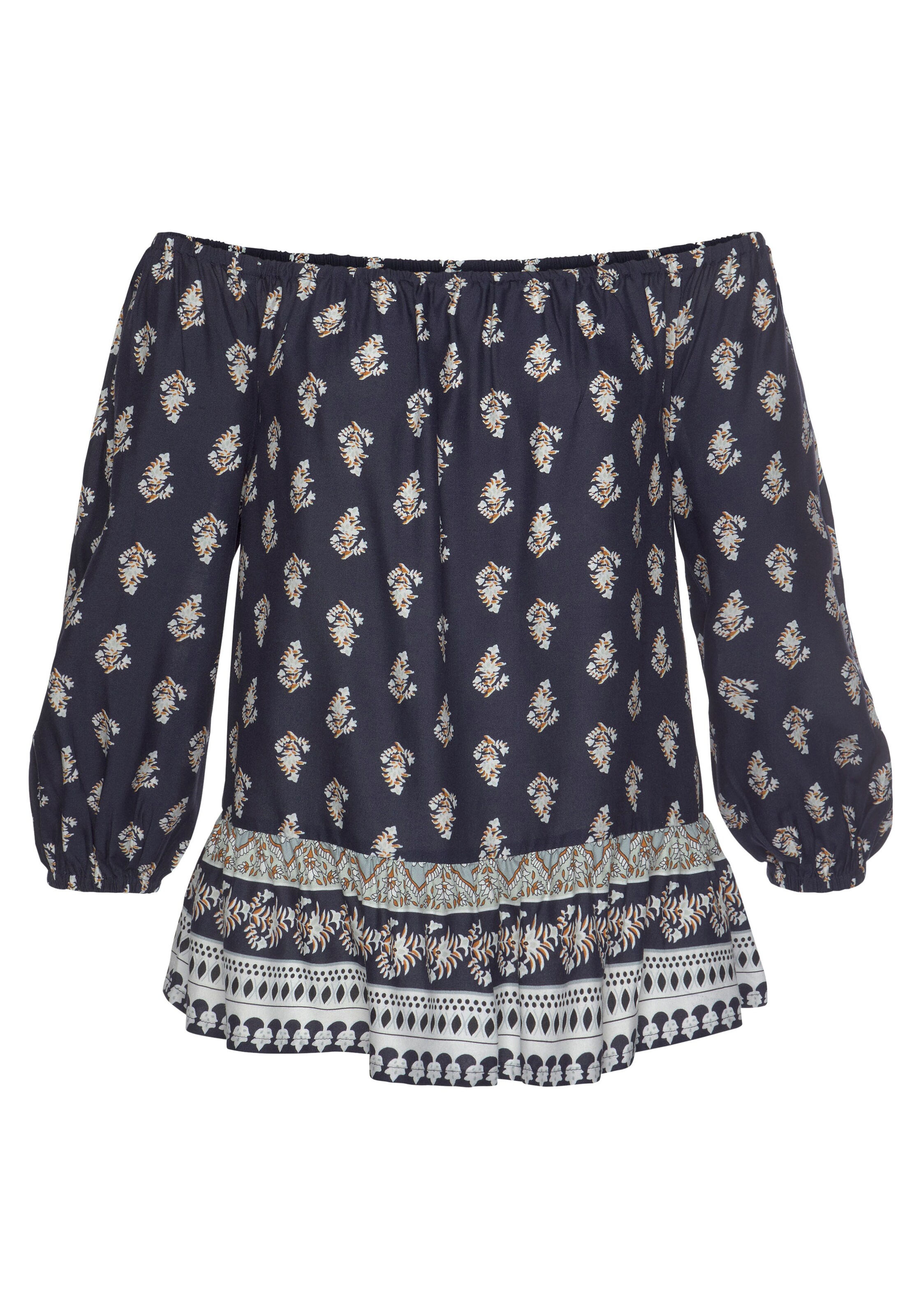 VIVANCEBluza 'Carmen' - plava boja: prednji dio