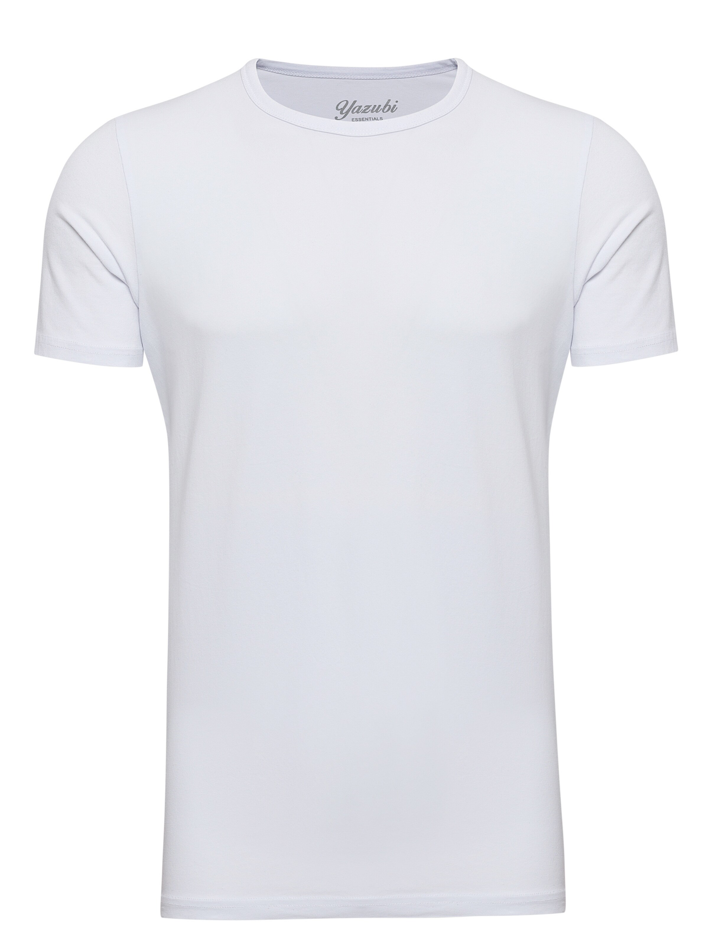 yazubi Shirt 'Mythic Crew Neck' in White