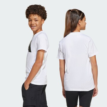 T-Shirt fonctionnel 'Essentials' ADIDAS SPORTSWEAR en blanc