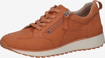 CAPRICE Athletic Lace-Up Shoes in Orange: front