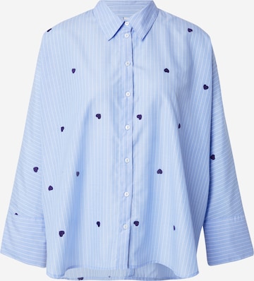 ONLY Blouse 'ONLNEW LINA GRACE' in Blue: front