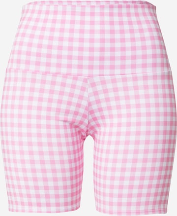 Skinny Pantaloni sportivi di Onzie in rosa: frontale