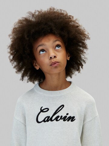 Calvin Klein Jeans Pullover in Grau
