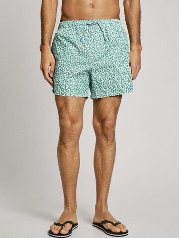Pepe Jeans Zwemshorts in Groen: voorkant