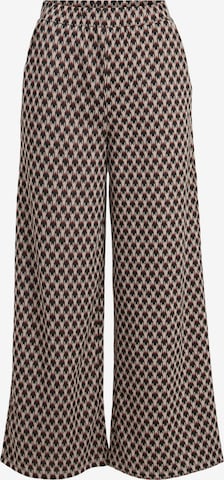 VILA - Perna larga Calças em cinzento: frente