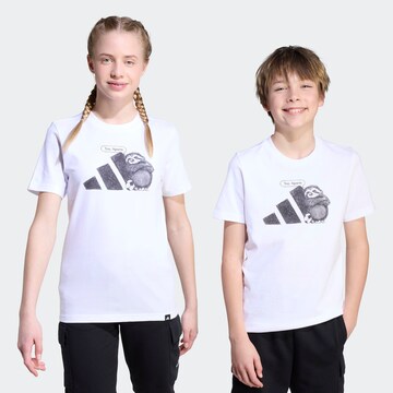 ADIDAS SPORTSWEAR Funktionsshirt in Weiß: Vorderseite