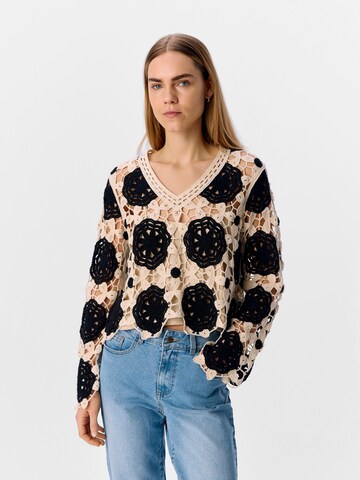 OBJECT Sweater 'OBJElena' in Beige: front