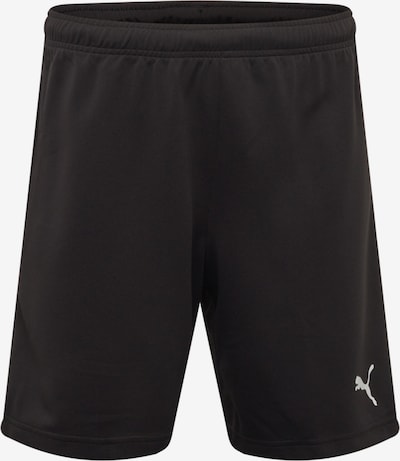 PUMA Pantalon de sport 'TeamRise' en noir / blanc, Vue avec produit