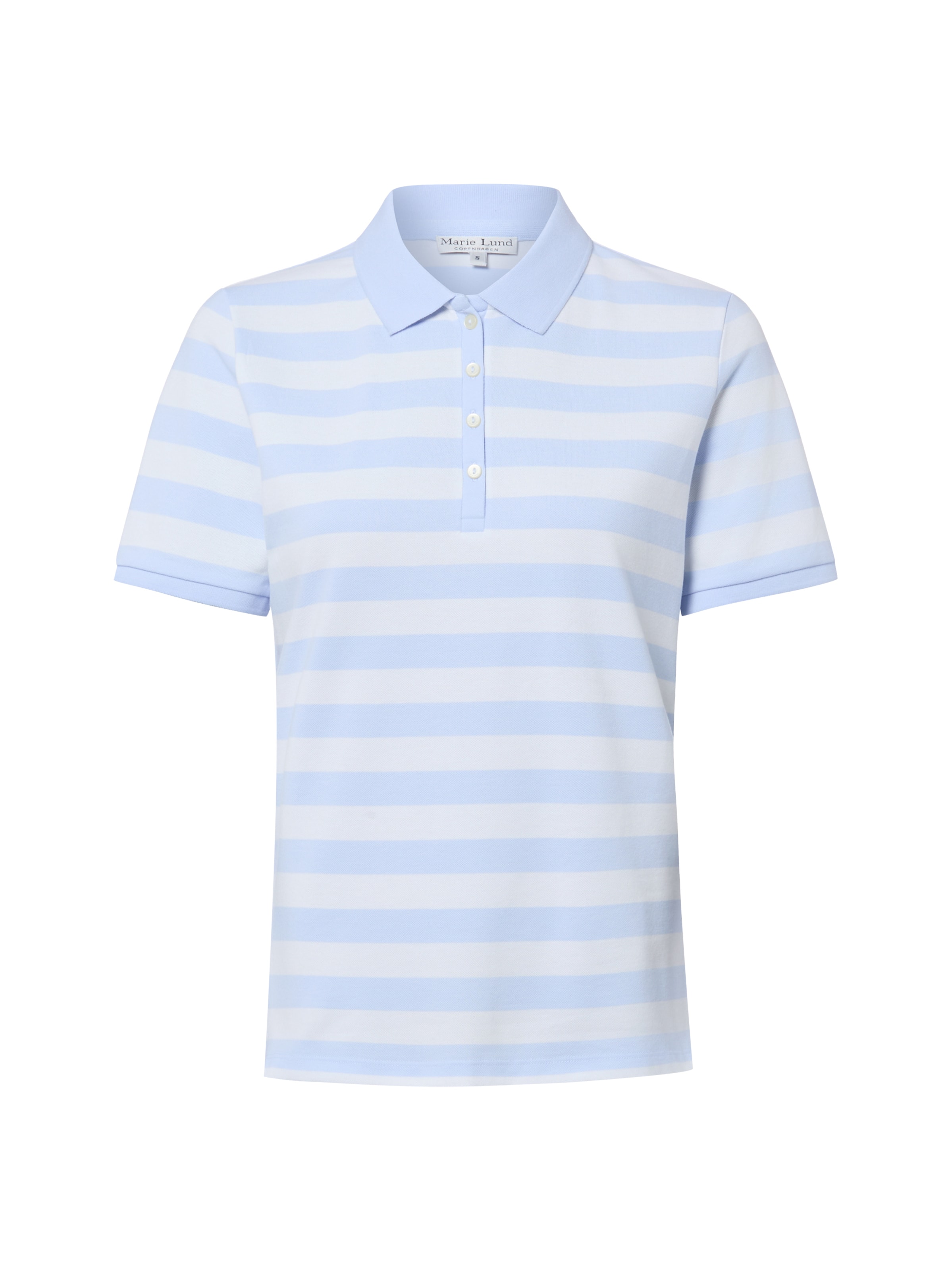 Marie Lund Shirt in Blauw: voorkant
