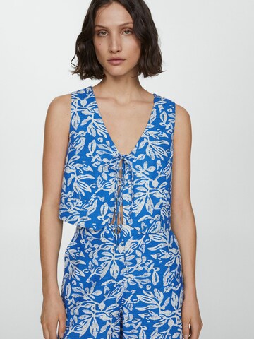 Chemisier 'Ocean' MANGO en bleu : devant