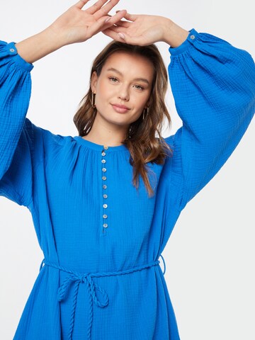 FRNCH PARIS Shirt Dress 'Maureen' in Blue